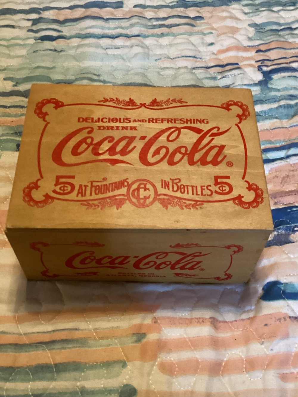 Coca Cola Car 1/64 in box Cute Adorable Wooden Box With Car